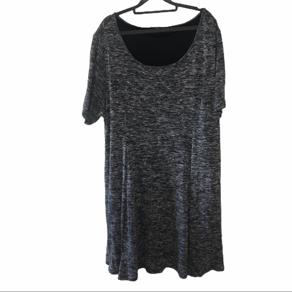 Torrid Black and Gray Knit Dress